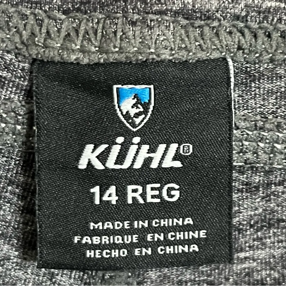 Women’s Kuhl Pants Pull On Gray Space Dye Comfort Activewear Hiking Size 14 Reg - Image 6