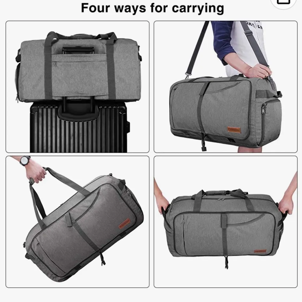 Canway gray duffel bag - Image 8
