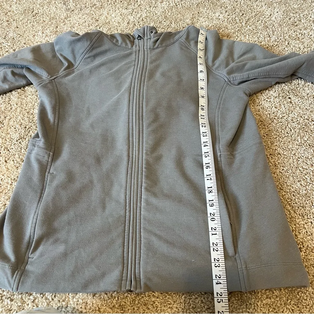 Women's Gray Lululemon Hooded Jacket - Image 6