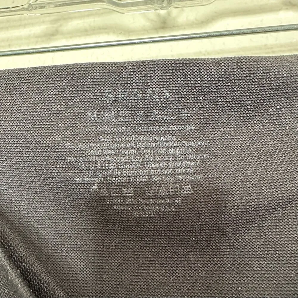 Spanx Black Pullon Stretchy Pants Ankle Zipper Medium - Image 5