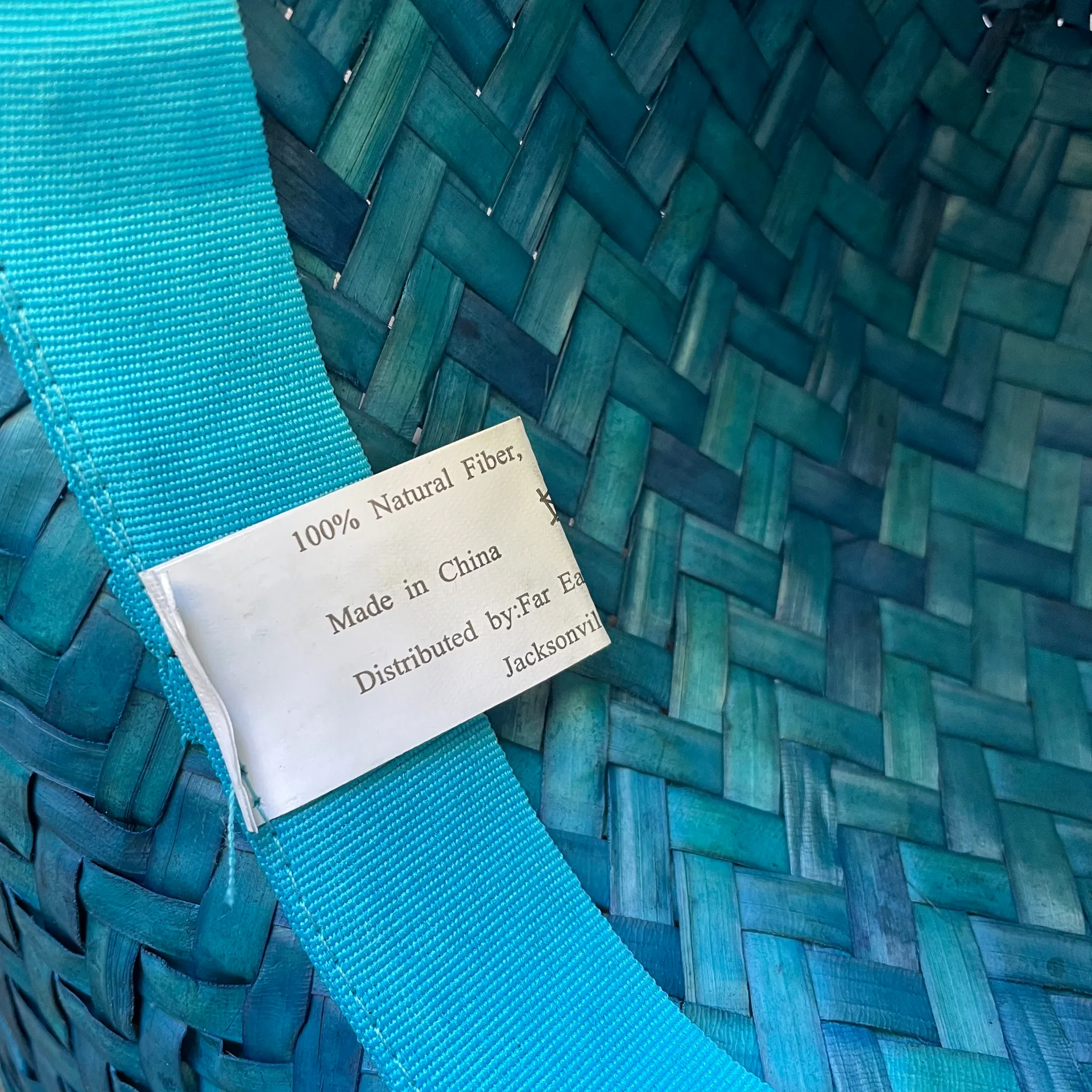 Blue Straw Beach Hat - Image 7