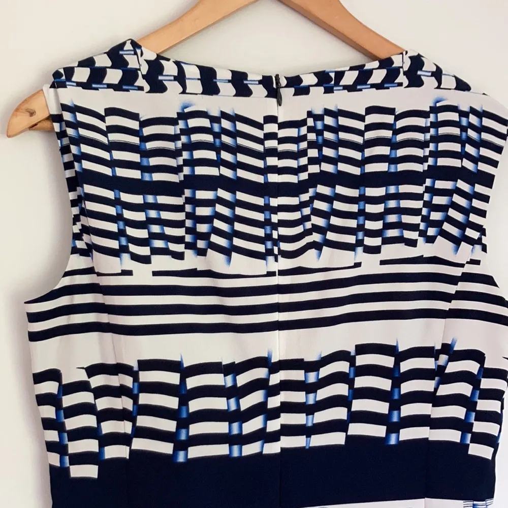 ESPRIT Navy/White Sheath Dress - Image 6