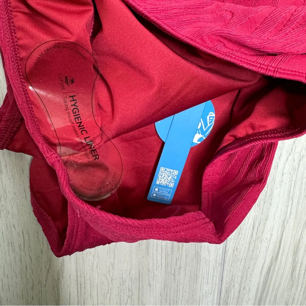 Cupshe NWT  Shirley Jacquard Underwire One Piece Swimsuit Cheeky size L Large - Image 10