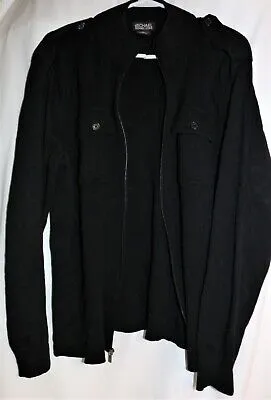 Men's Vintage Sweater - XL Shirt - Thick 100% Cotton with Zip Michael Kors - Image 8