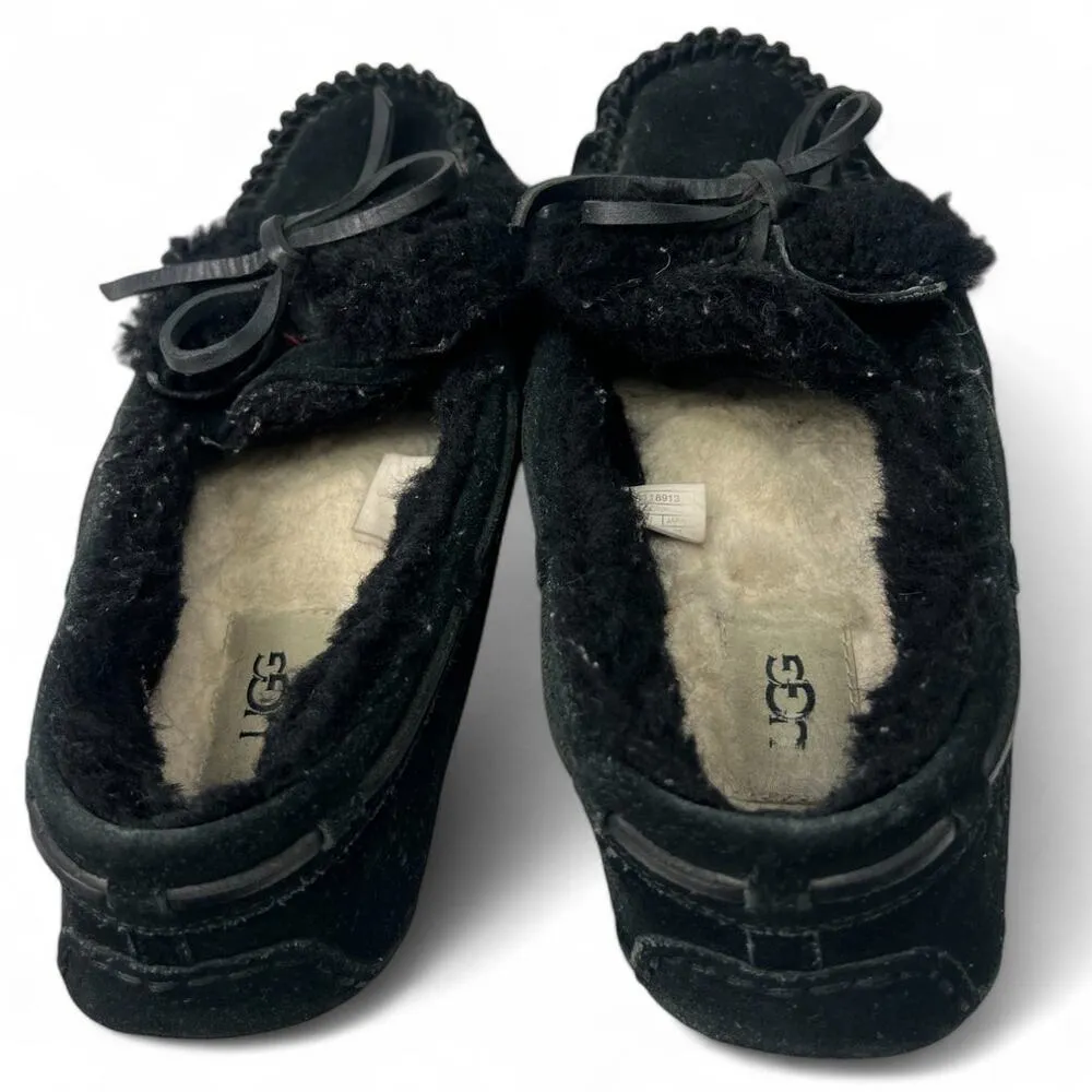 UGG | 7 | Dakota Suede Leather Slipper Moccasin Loafer Comfort Women's Sherpa - Image 5