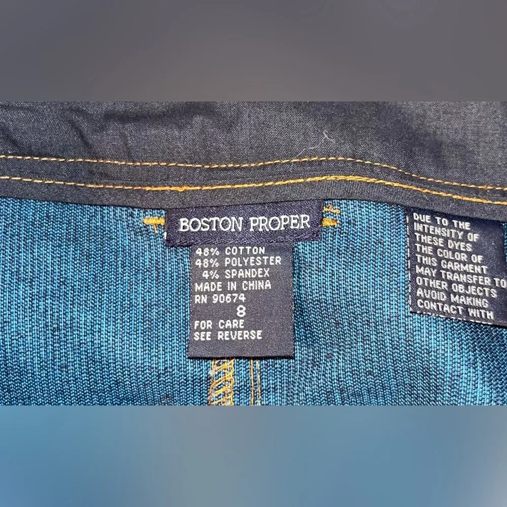 Boston Proper Corduroy Mini Skirt sz 8 - Image 3