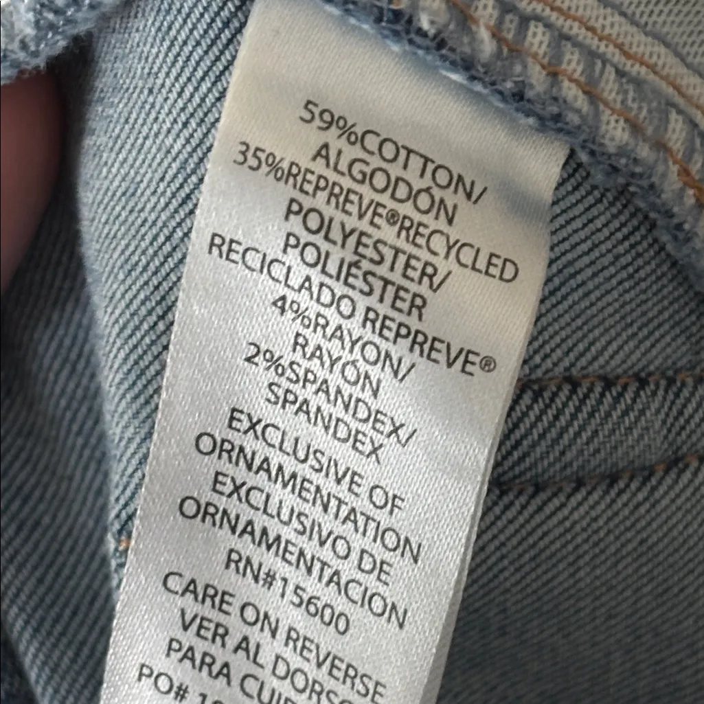 Democracy Ab Solution Light Wash‎ Distressed Jeans - Image 4