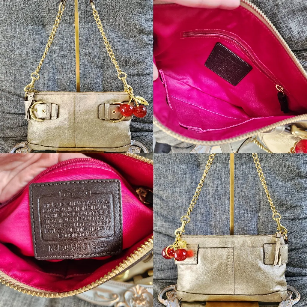 Coach  Soho Gold Pink Shoulder Bag - Image 2