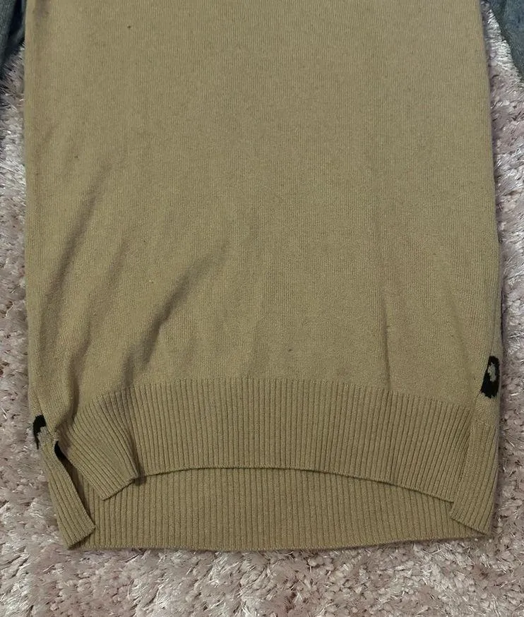 Michael Stars Leopard Print Fine Wool Blend Sweater Size Small - Image 6