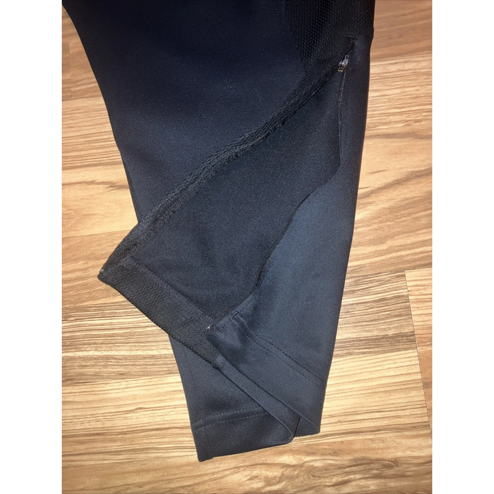 Vintage‎ Nike Track Pants Mens M Black Dri-Fit Baggy Wide Leg Active Gym Y2K - Image 3