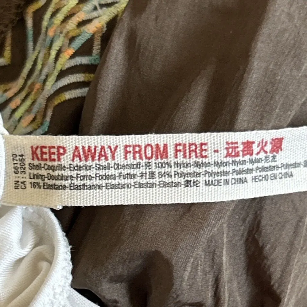 Free People FP Movement Shorts Womens Small Brown The Way Home Embroidered - Image 7