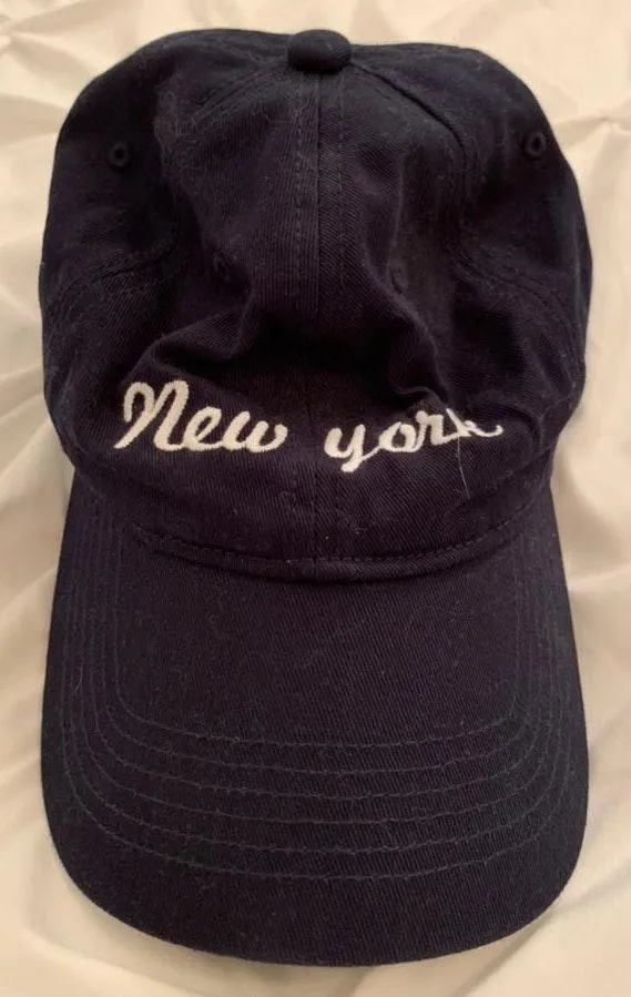 Brandy Melville Navy “ New York” Hat  - Image 2