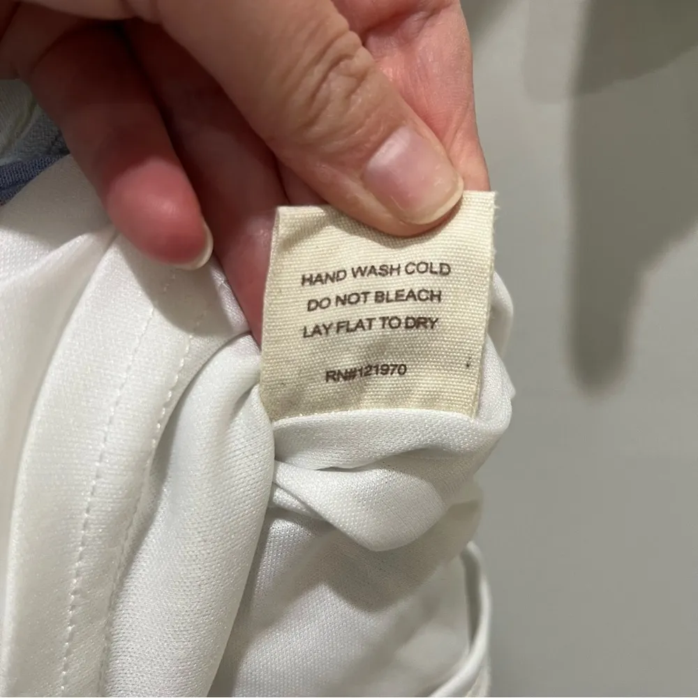 Altar'd State Striped Camellia Jumpsuit Size Large Striped Balloon Sleeve belt - Image 8