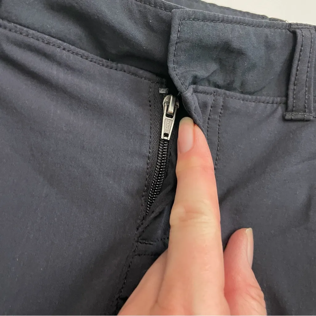 Athleta Pants Palisade Crop Cargo Pockets Athletic Lounge Travel Hiking Black - Image 5