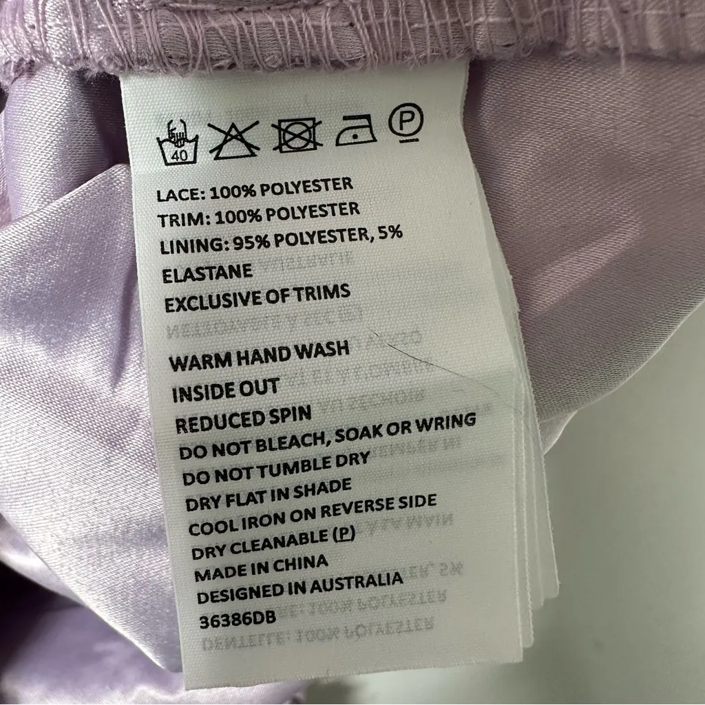 Bardot Revolve Gemma Lace Halter Sheath Dress in Orchid Size 4 XS - Image 13