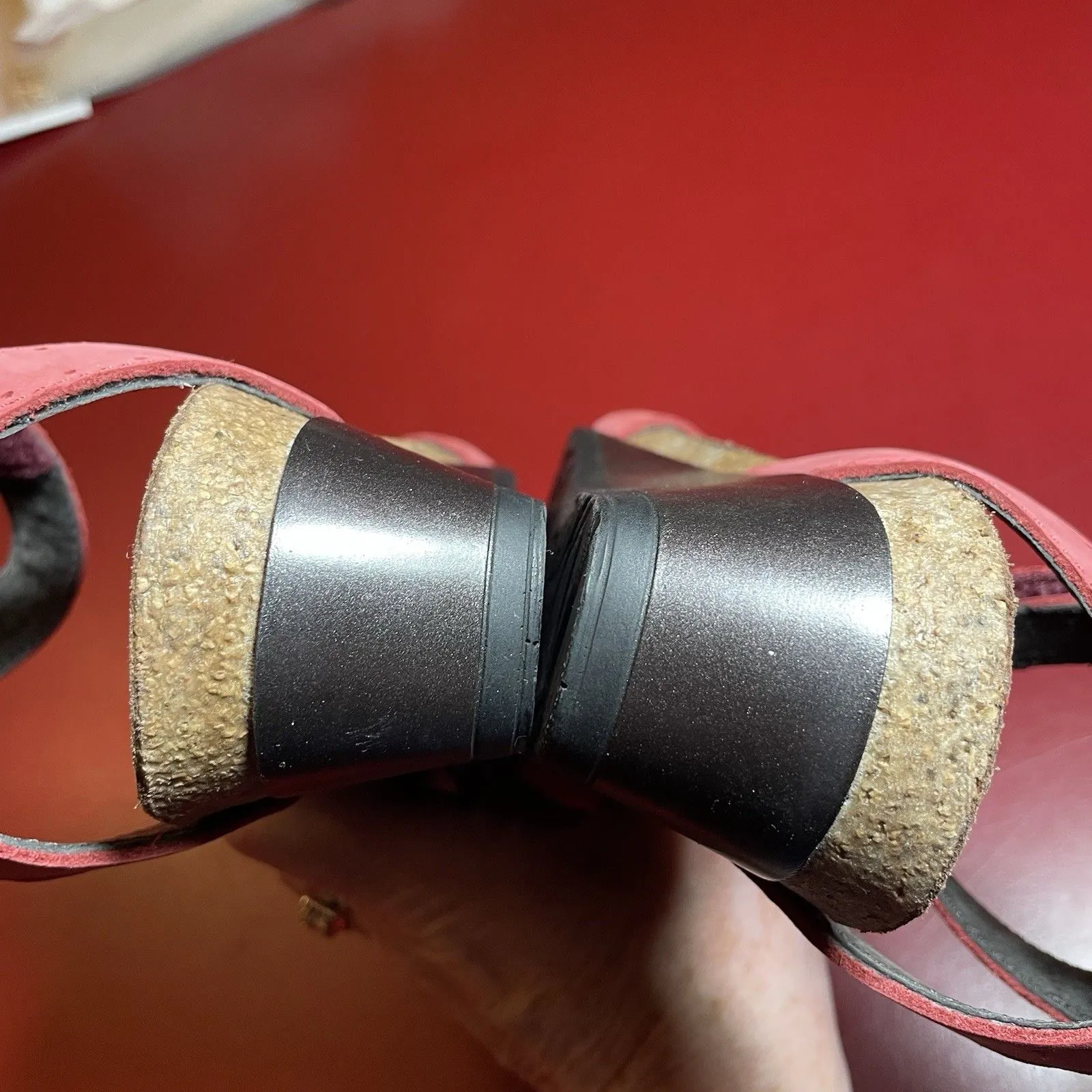 Naot Leather Ankle Strap Sandals Womens EU 36 US 5.5 Pink Israel Comfort Travel - Image 12