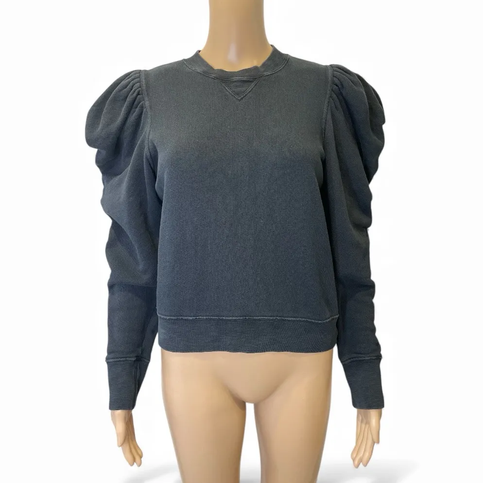 Ulla Johnson Alair Pullover Women's Black Puff Sleeve Top Sweater size S - Image 2