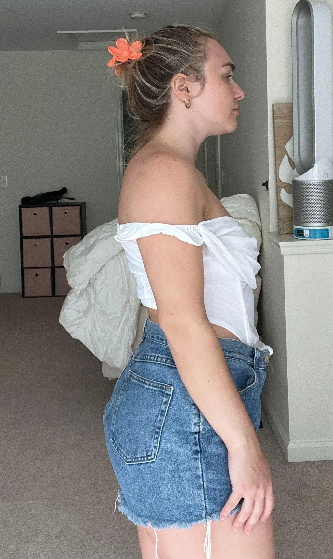 Princess Polly White Crop Top - Image 3