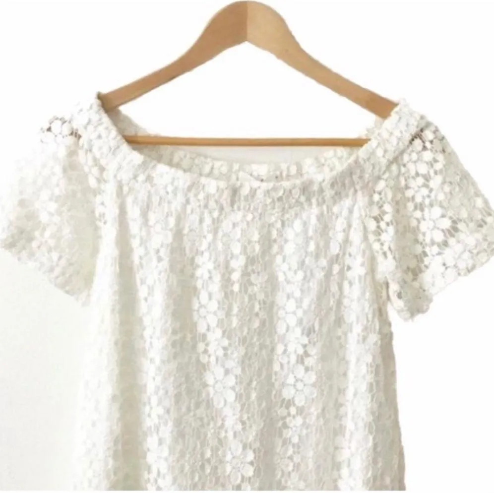 A.L.C. Bolen Off the Shoulder Lace Dress - Image 6