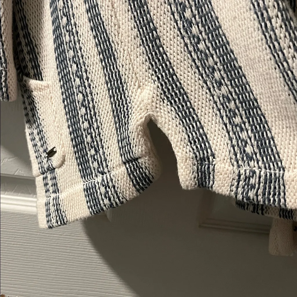 Striped Hooded Cardigan - Image 11