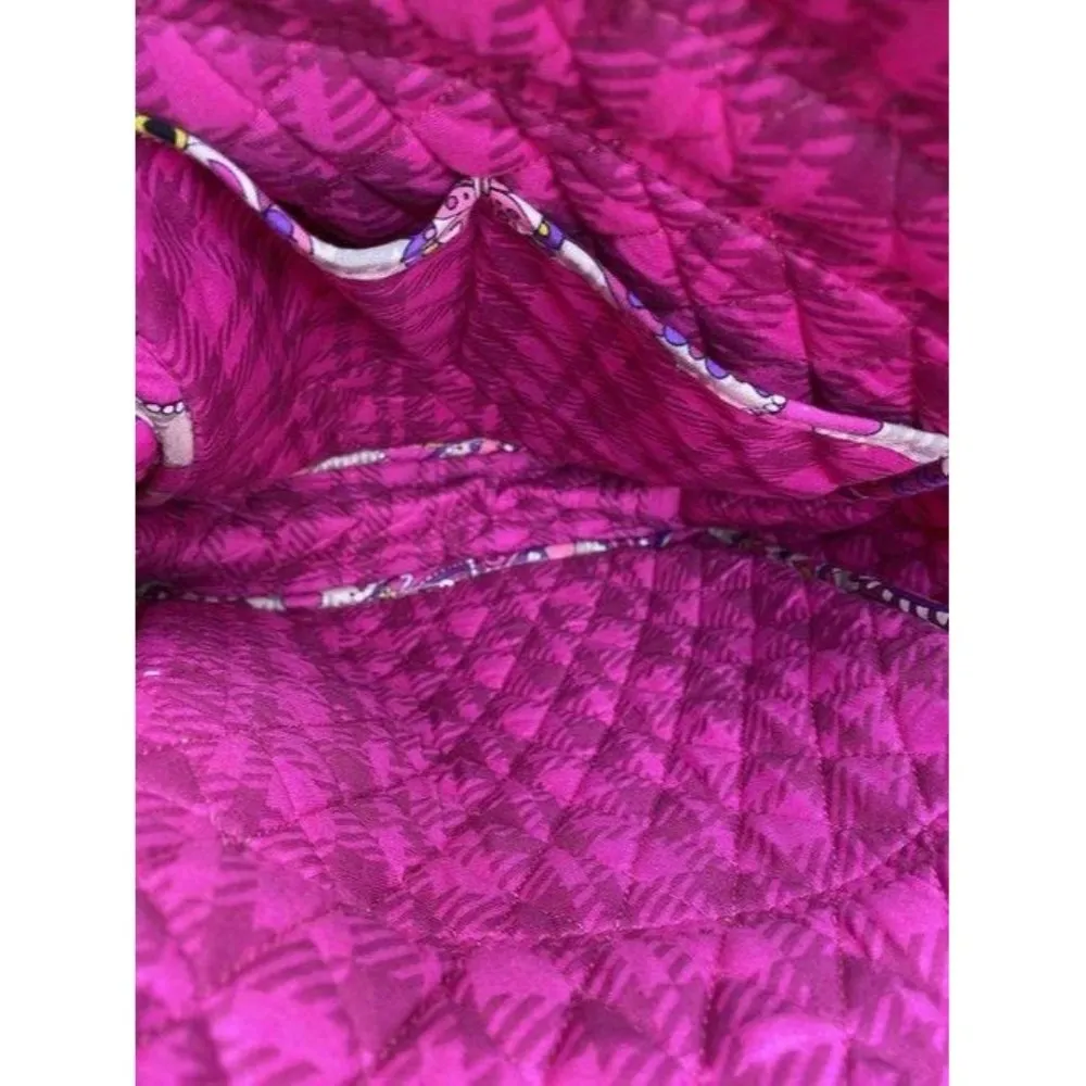 Vera Bradley Msrp Pink Gray Backpack - Image 8