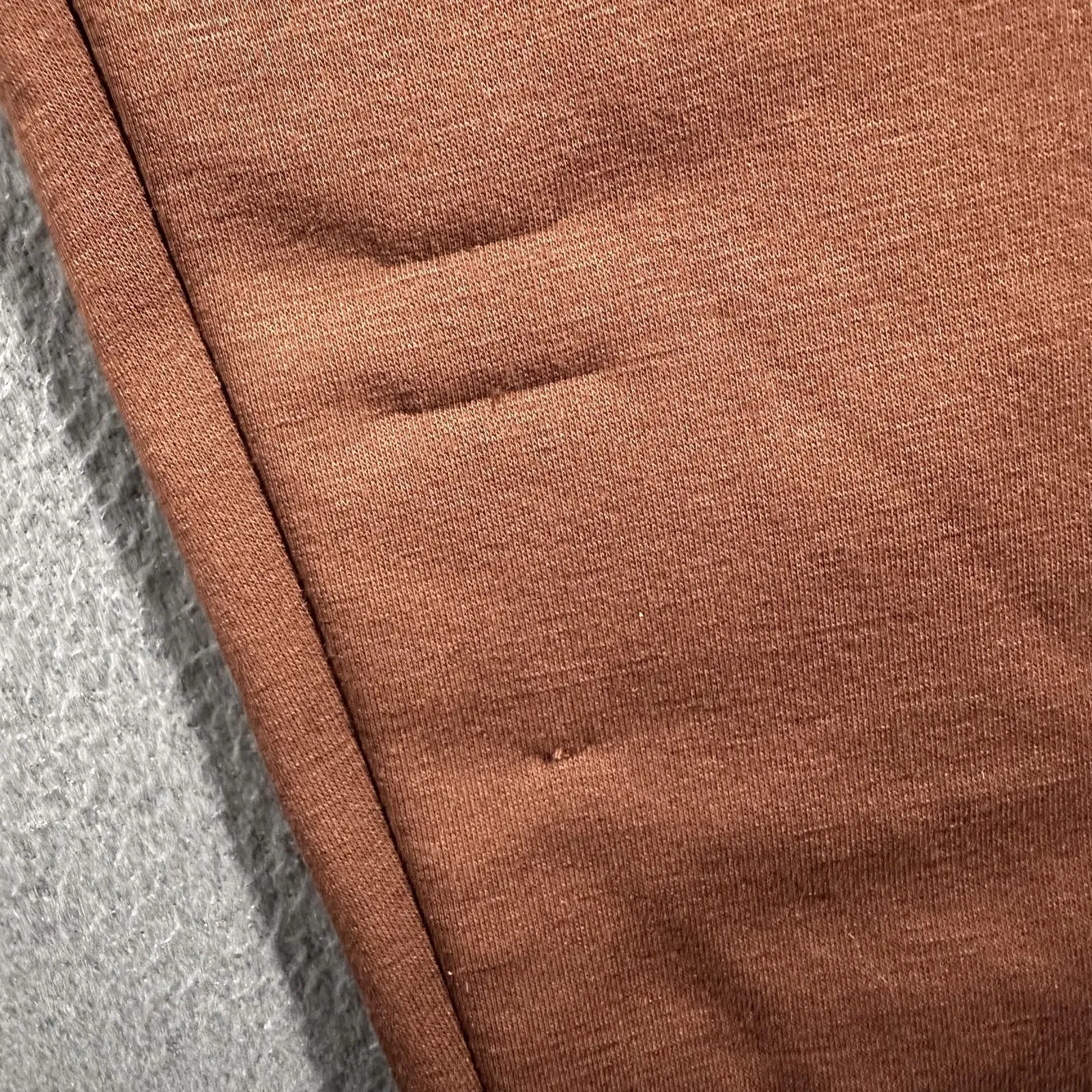 Members Mark Sherpa Lined Jogger Pants Womens XXL Brown Cinnamon Stick Fleece - Image 3