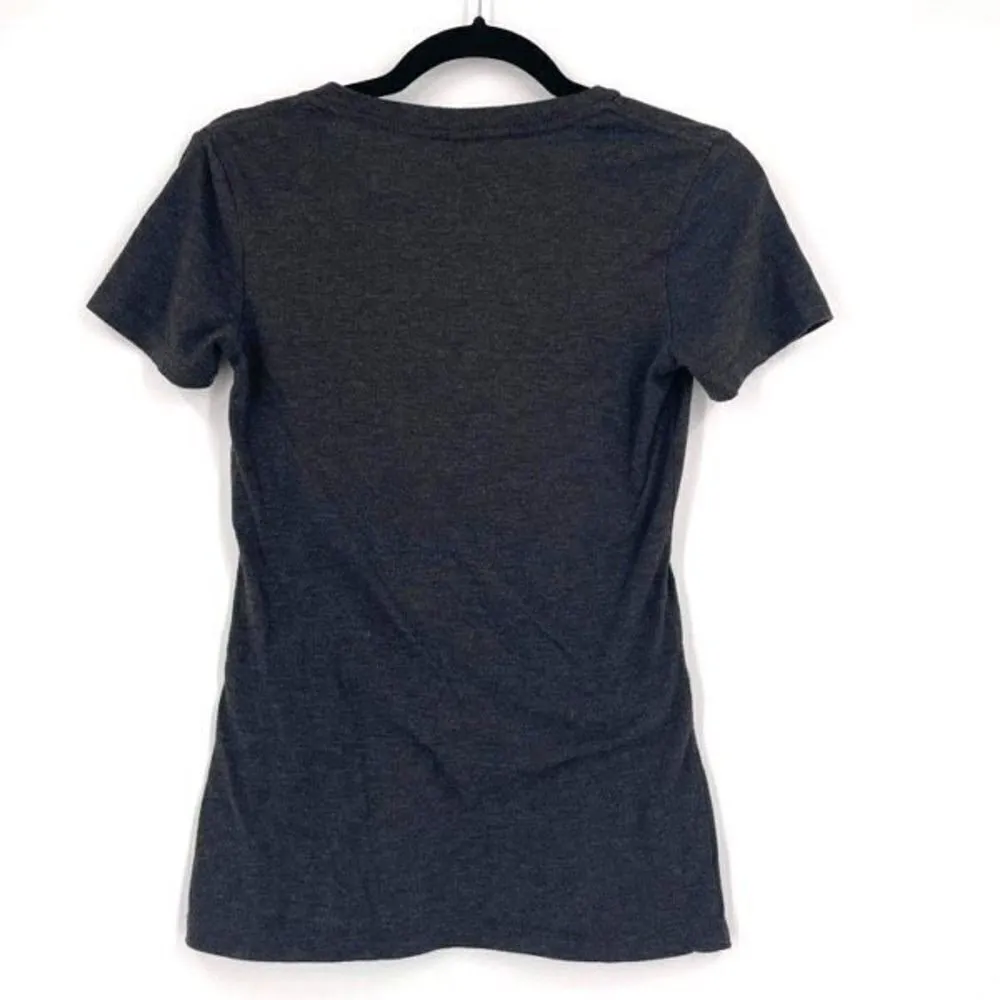 Bella Canvas San Francisco Golden Gate Bridge Heart tee shirt gray women’s small - Image 2