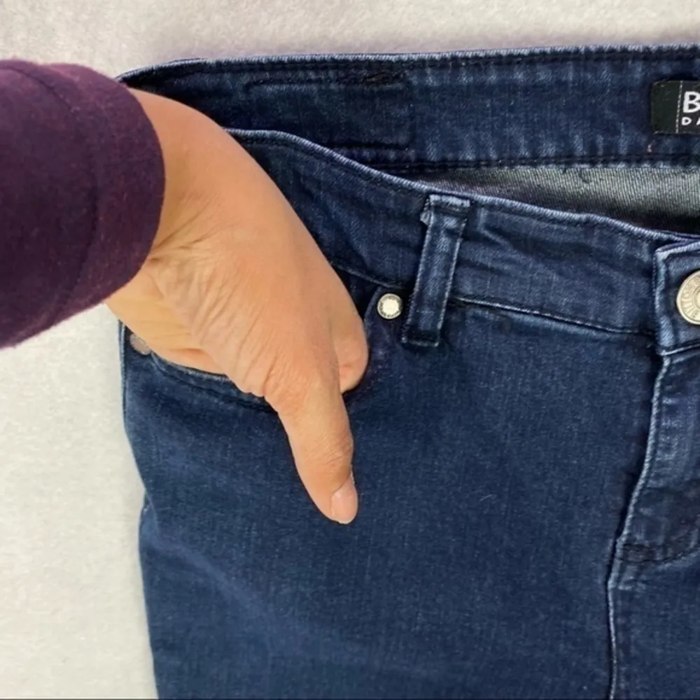 Buffalo David Bitten Womens Jeans Size 2 Dark Wash Denim Mid Rise Skinny Stretch - Image 5