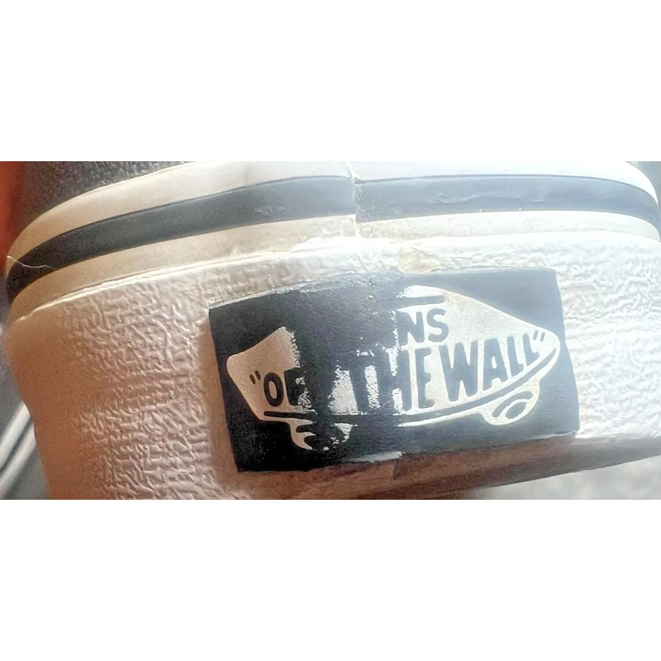 Vans Canvas Skateboarding Shoes‎ Mens Size 6/Womens 7.5 Grey White Off The Wall - Image 13