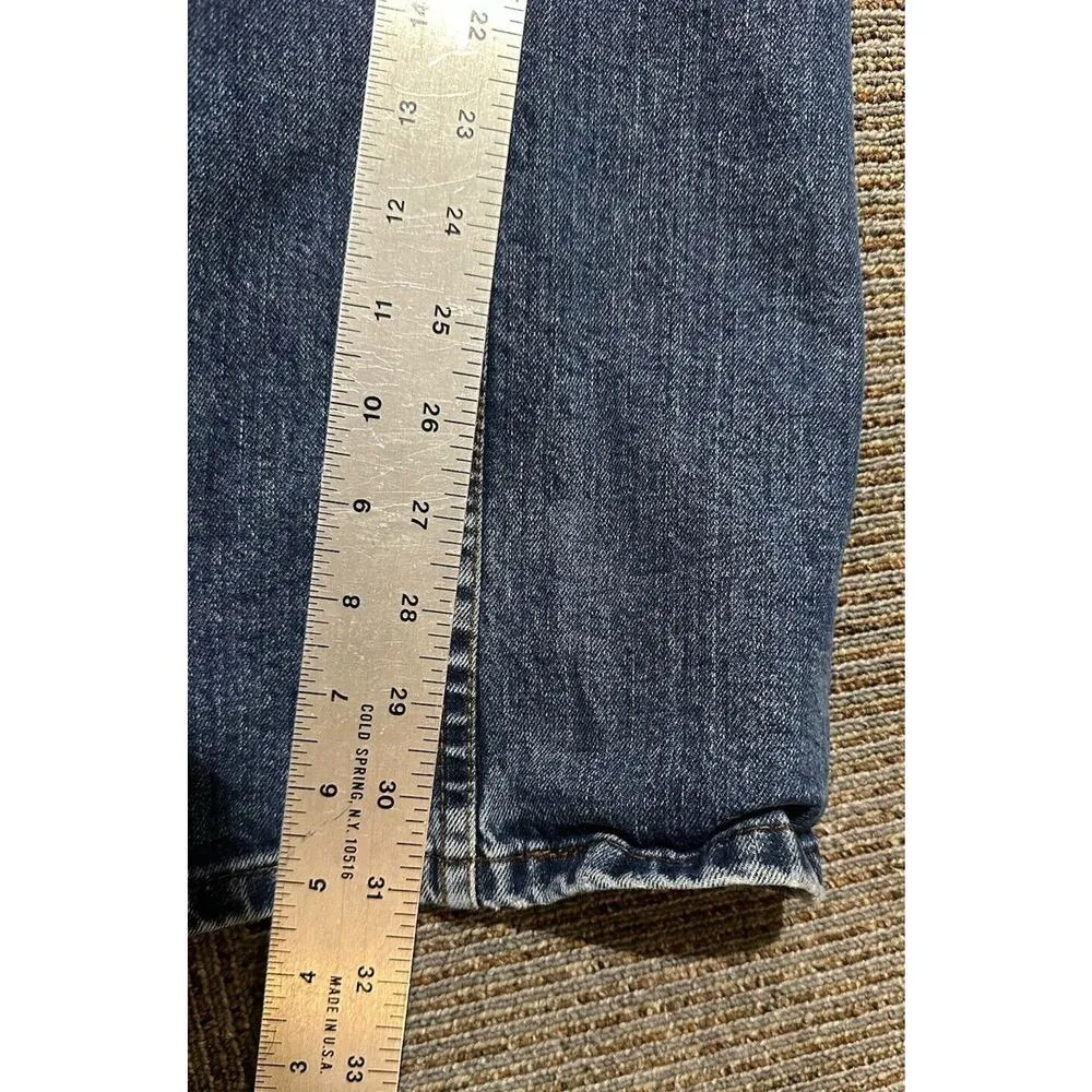 Harley Davidson MotorcycleJeans Blue Denim Women’s Size 4 Bootcut~Missing Button - Image 9