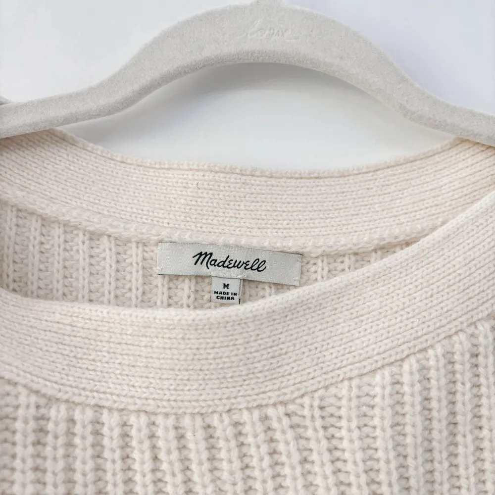 Madewell Boatneck Button-Shoulder Sweater - Image 6