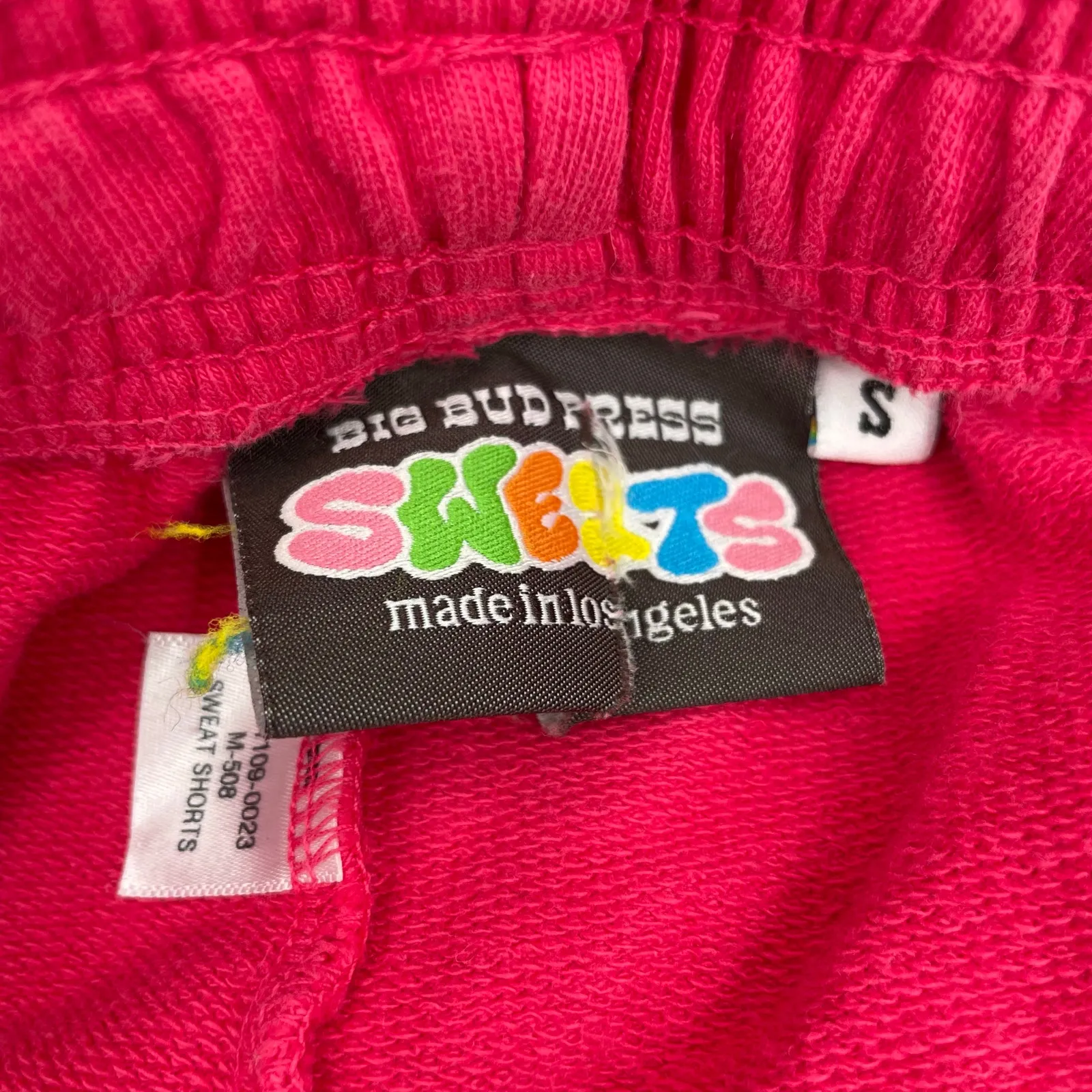 Big Bud Press Hot Pink Sweat Shorts Size S - Image 8
