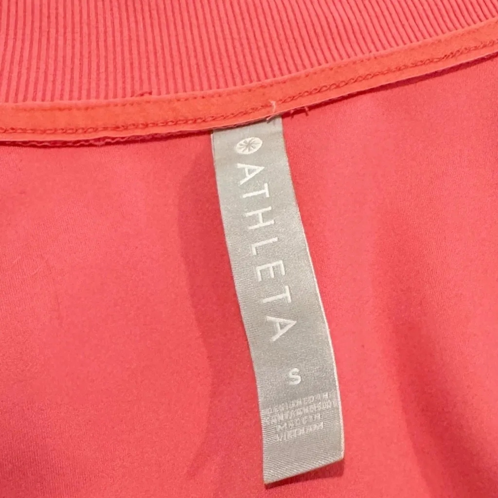 Athleta Shanti Salutation Athletic Full‎ Zip Workout Jacket in Pink Size Small - Image 5