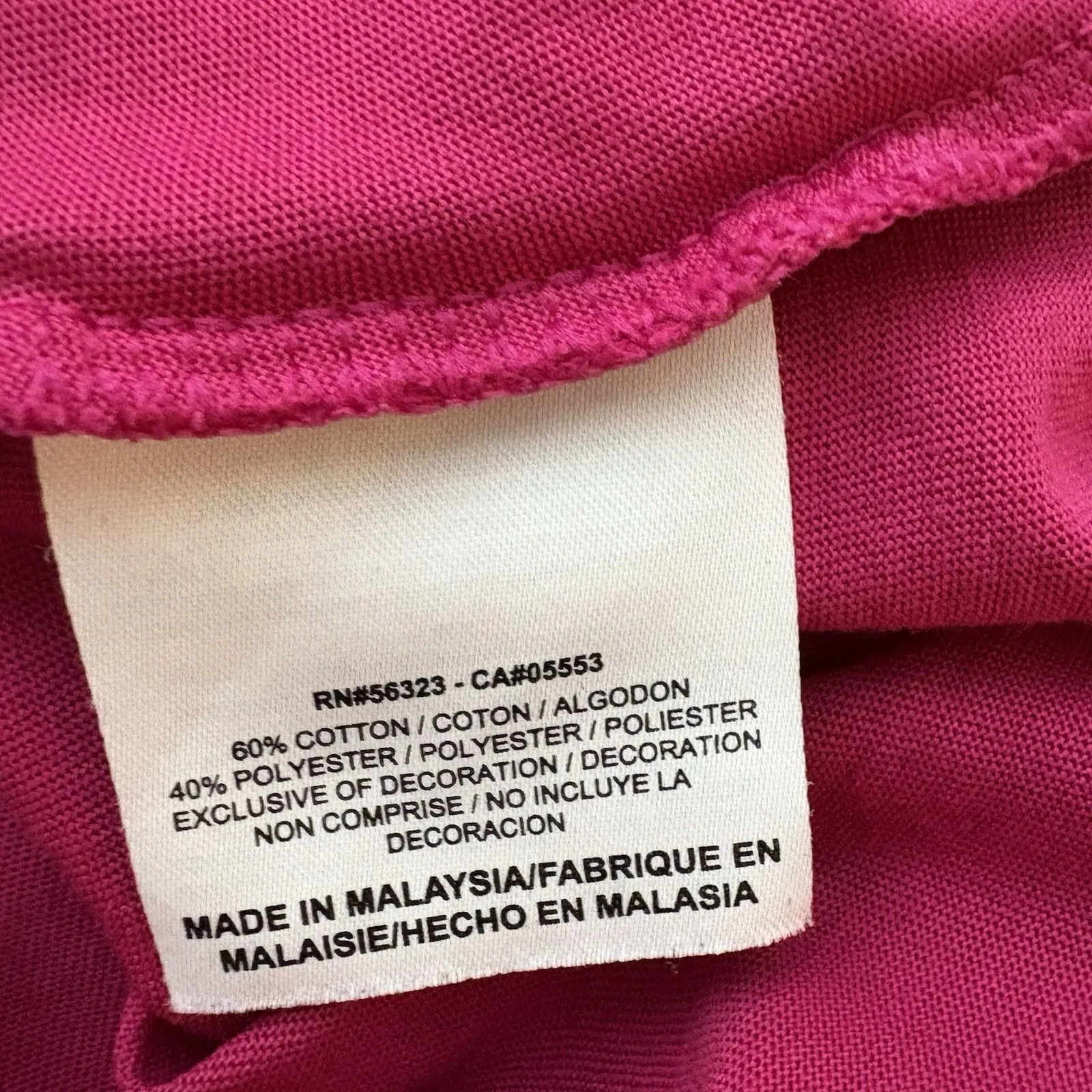 Nike Dri-Fit Pink Short Sleeve Athletic Is That All you Got Shirt V Neck Size M - Image 6