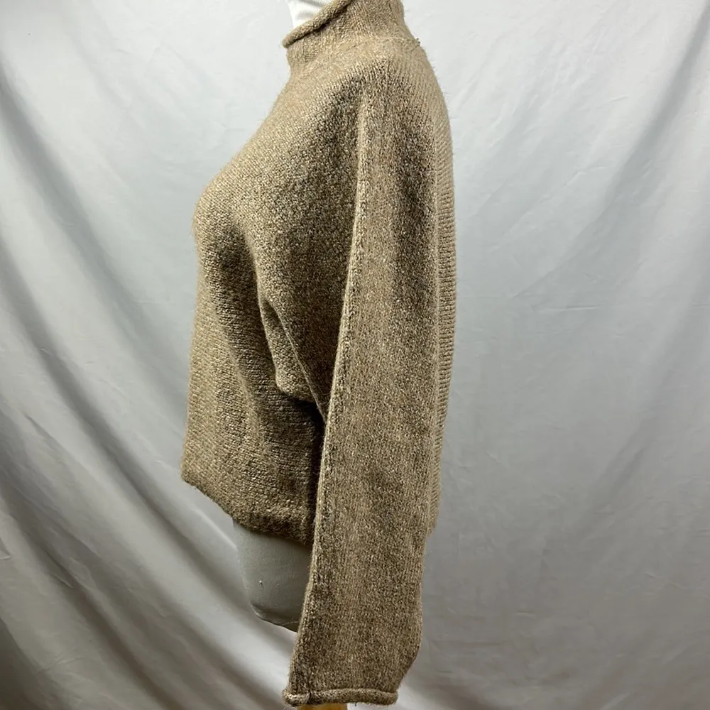 William rast oversized cropped wool sweater size small - Image 3