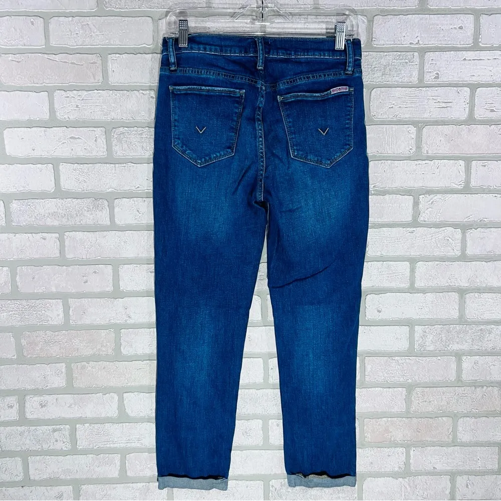 Hudson Natalie Midrise Slim Boyfriend Jeans in Leah Wash Size 26 - Image 6
