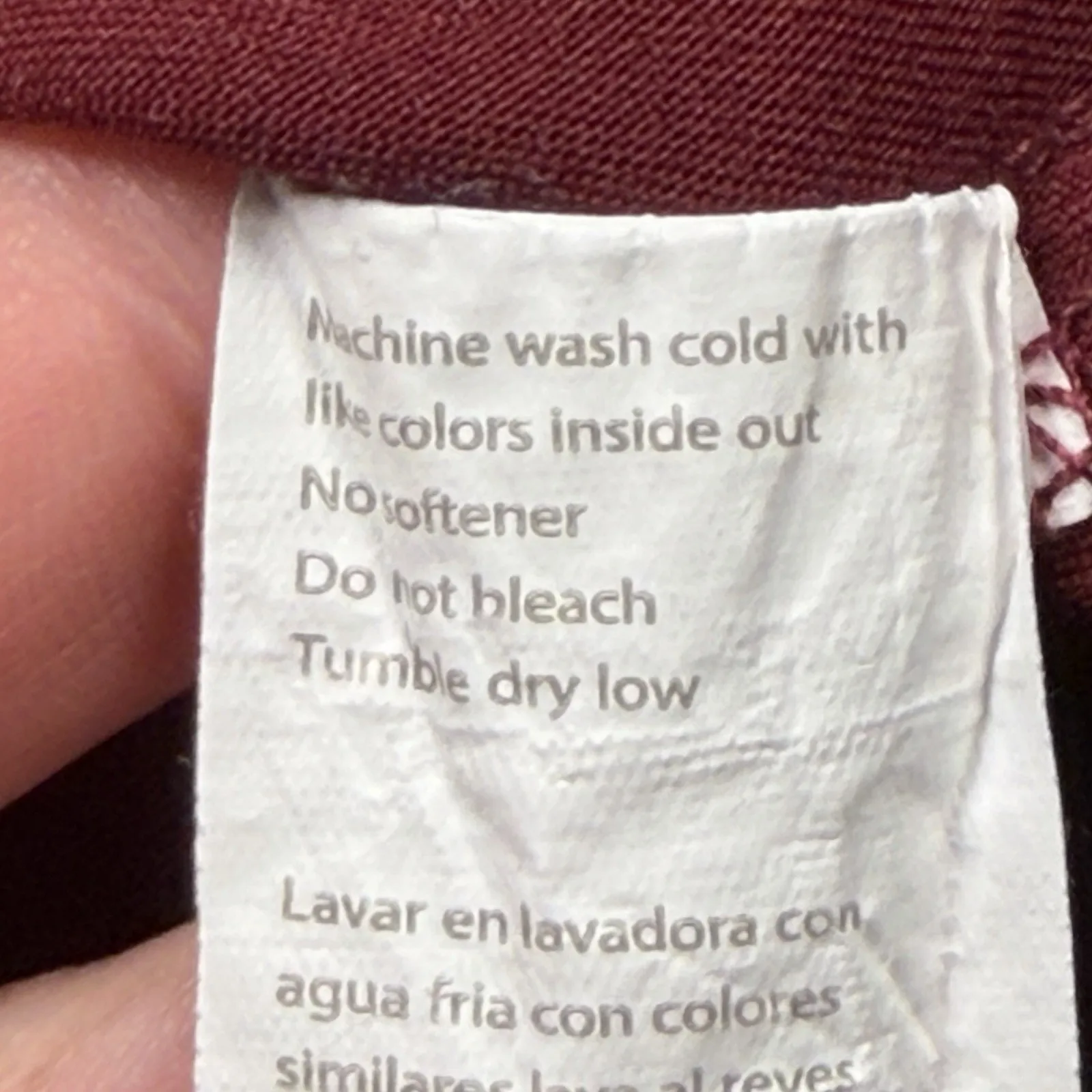 Fabletics Scrub Pants Womens S Wine Ion Performance Stretch Drawstring Nurse - Image 5