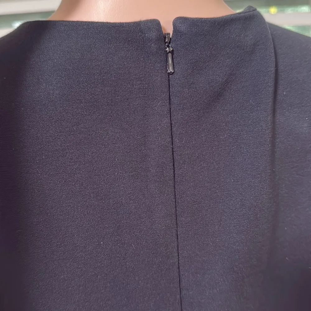 Land’s End black sleeveless stretchy black dress woman size 14 - Image 5