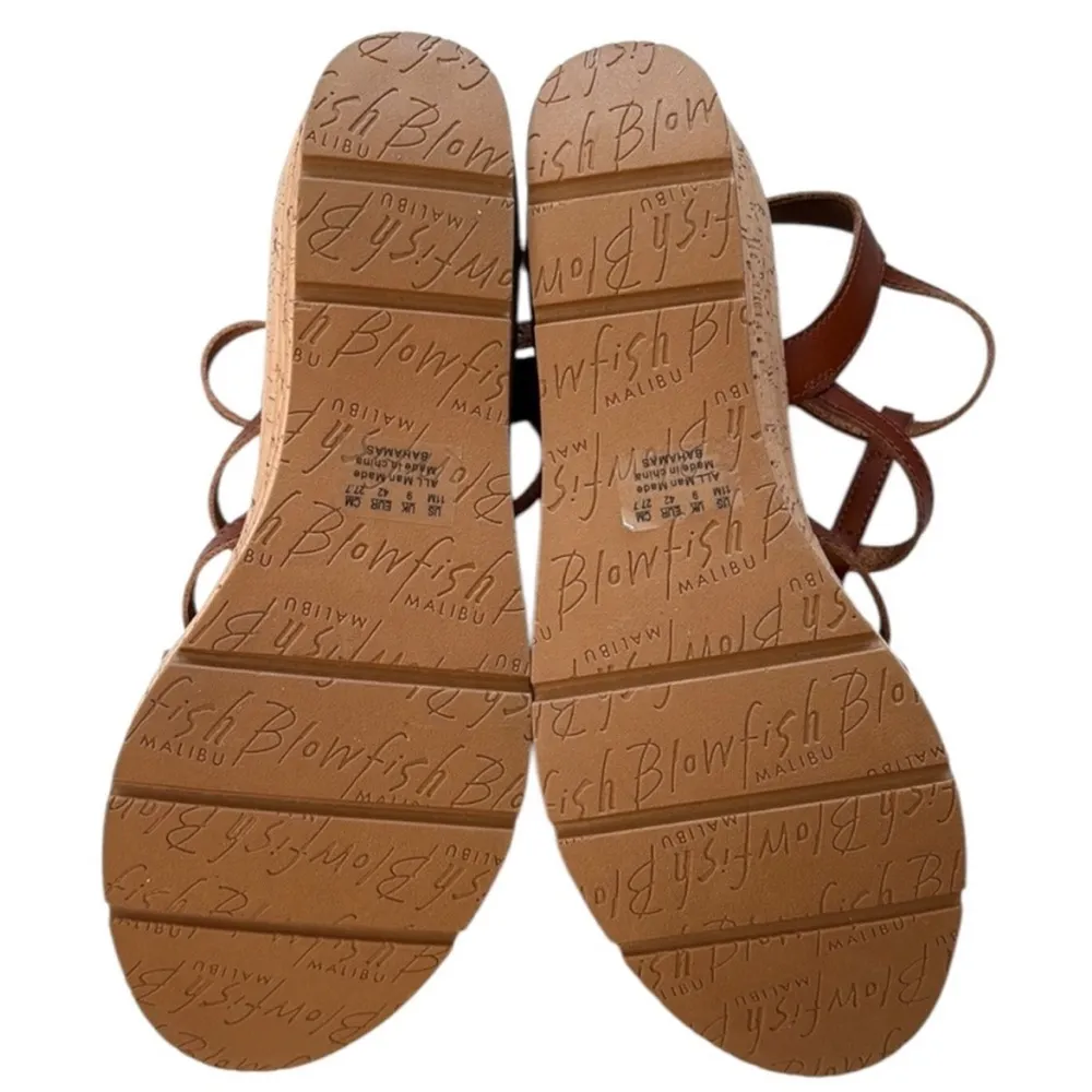 NWOT Blowfish Malibu Bahama Wedge Sandals Brown Size 11 - Image 7