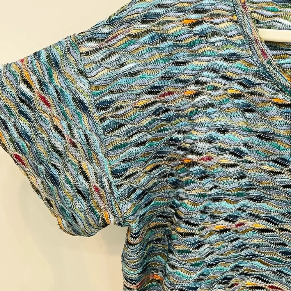 Free People Rainbow Wave Box Crop Top - Image 4