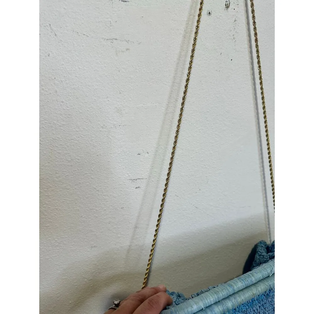 LOEFFLER RANDALL Light Blue Crochet Trudie Frame Gold Chain Clutch Purse Bag - Image 14