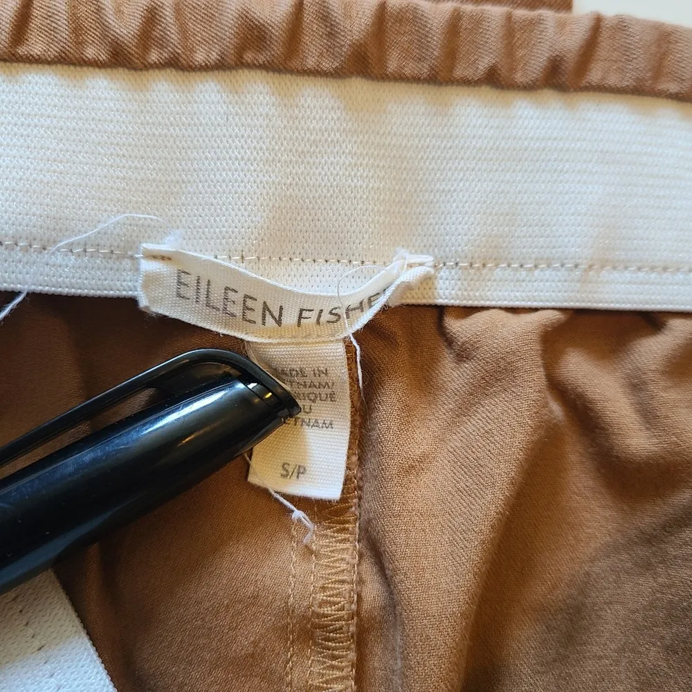 Eileen Fisher Pant Size Small Organic Cotton Twill Slim Ankle Pant - Image 5