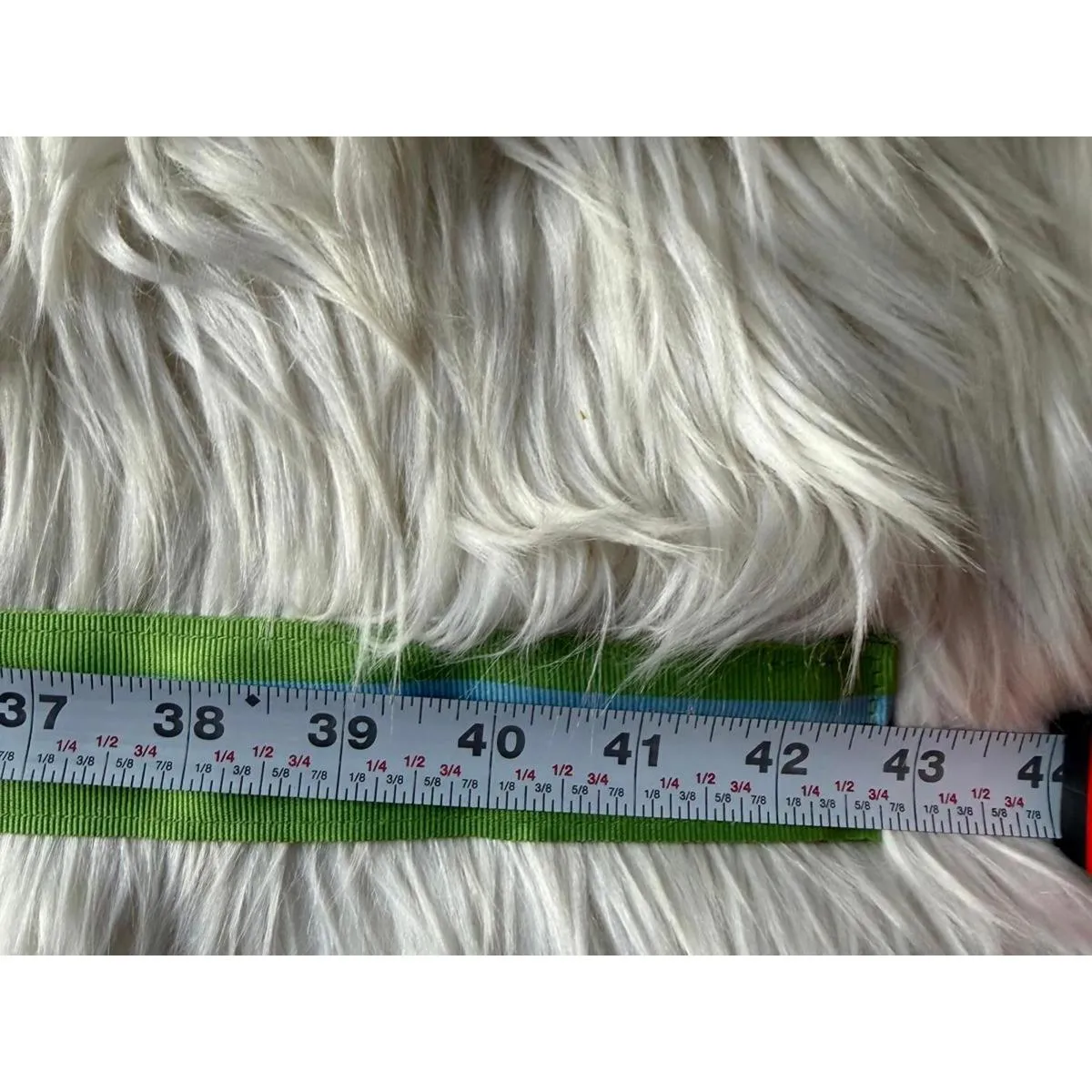 Old Navy Large Size Green Striped Fabric Belt - Image 3