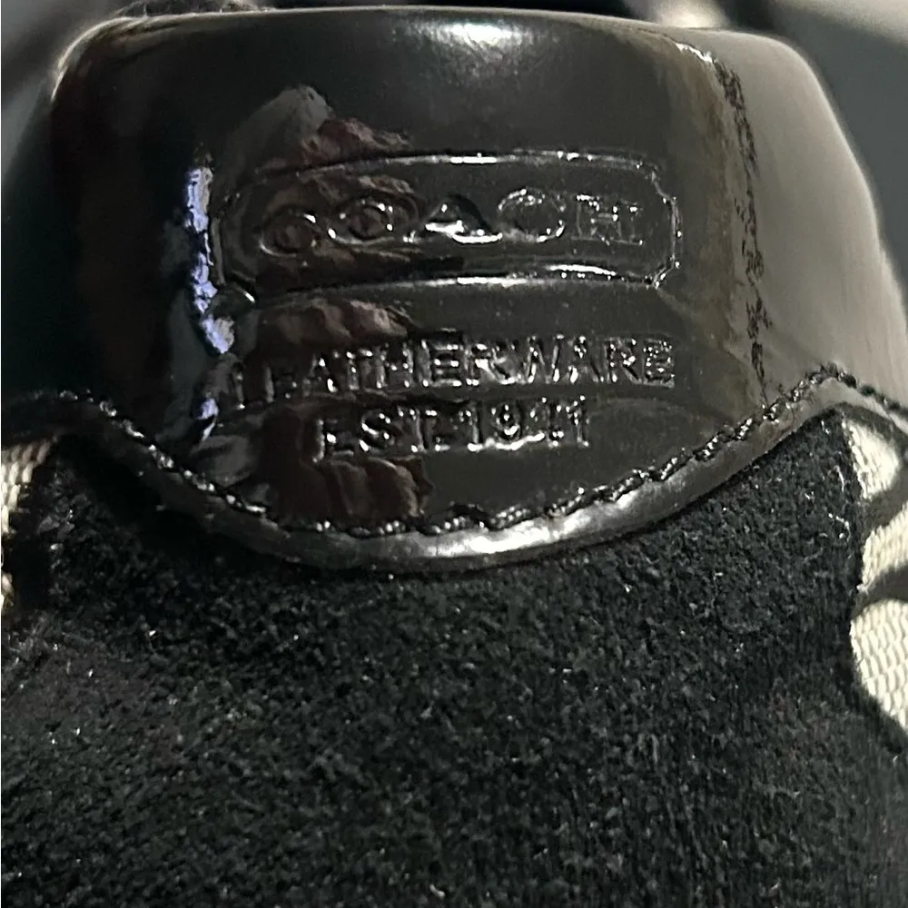 Coach Black and Gray Sneakers size 7 M-Great Shape by - Image 6