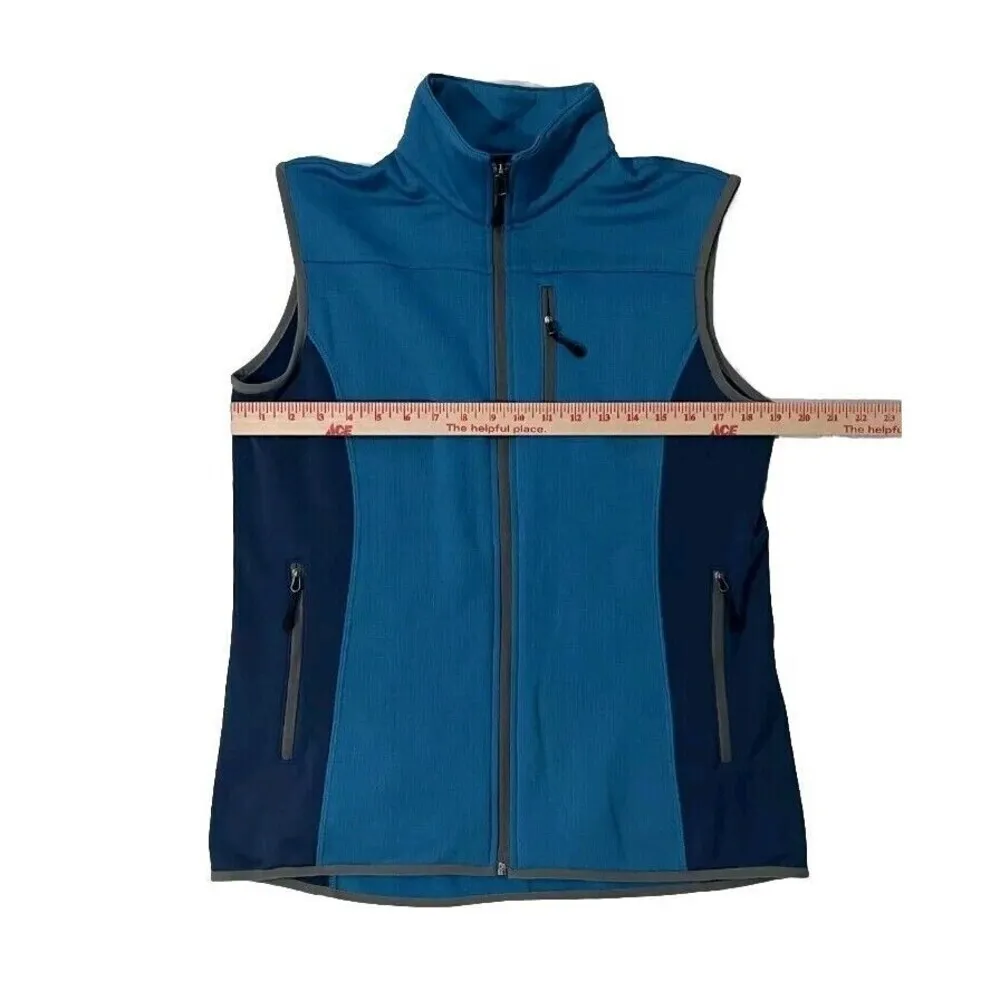 Narragansett Traders Vest Women Size L Blue Casual Full Zip with Pockets Outdoor Size L - Image 4