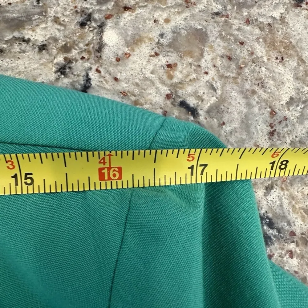 Vintage Cape Cod Sportswear Green Blazer Nautical Crest Shoulder Pads Size 14 - Image 6