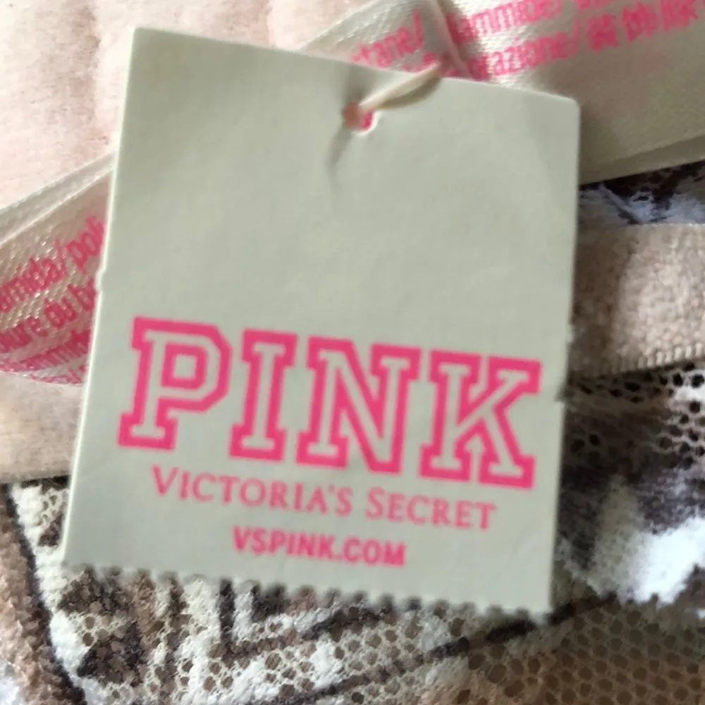 PINK Victoria's Secret Lace Bralette NWT XS Geometric Print - Image 13