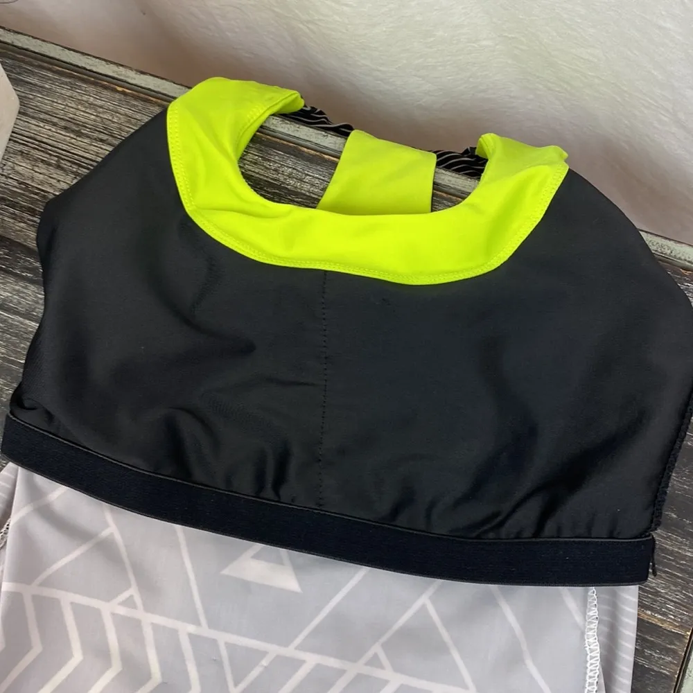 Moxie Cycling Graphic Print Sleeveless Sport Athletic Tank Top M Black Size M - Image 5