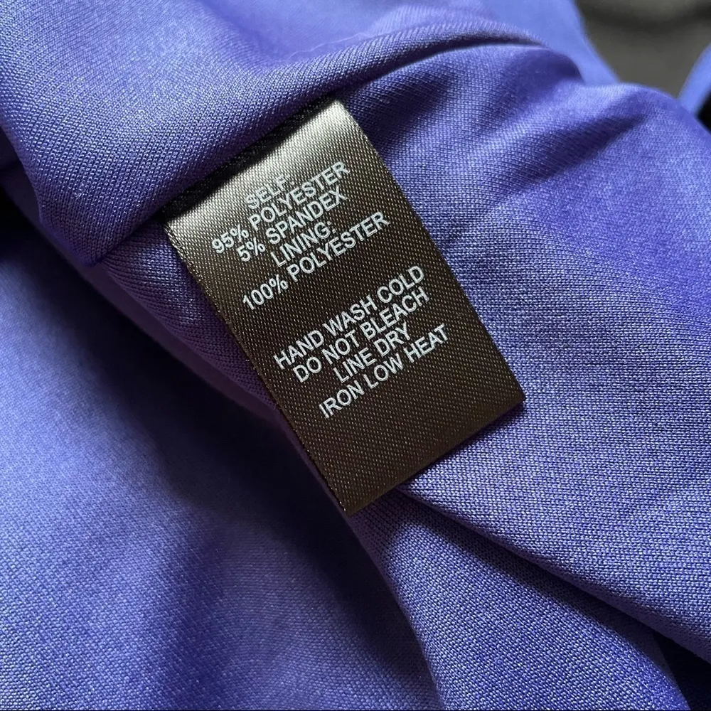 Lulus royal blue play on curves backless scalloped skater circle skirt dress - Image 7