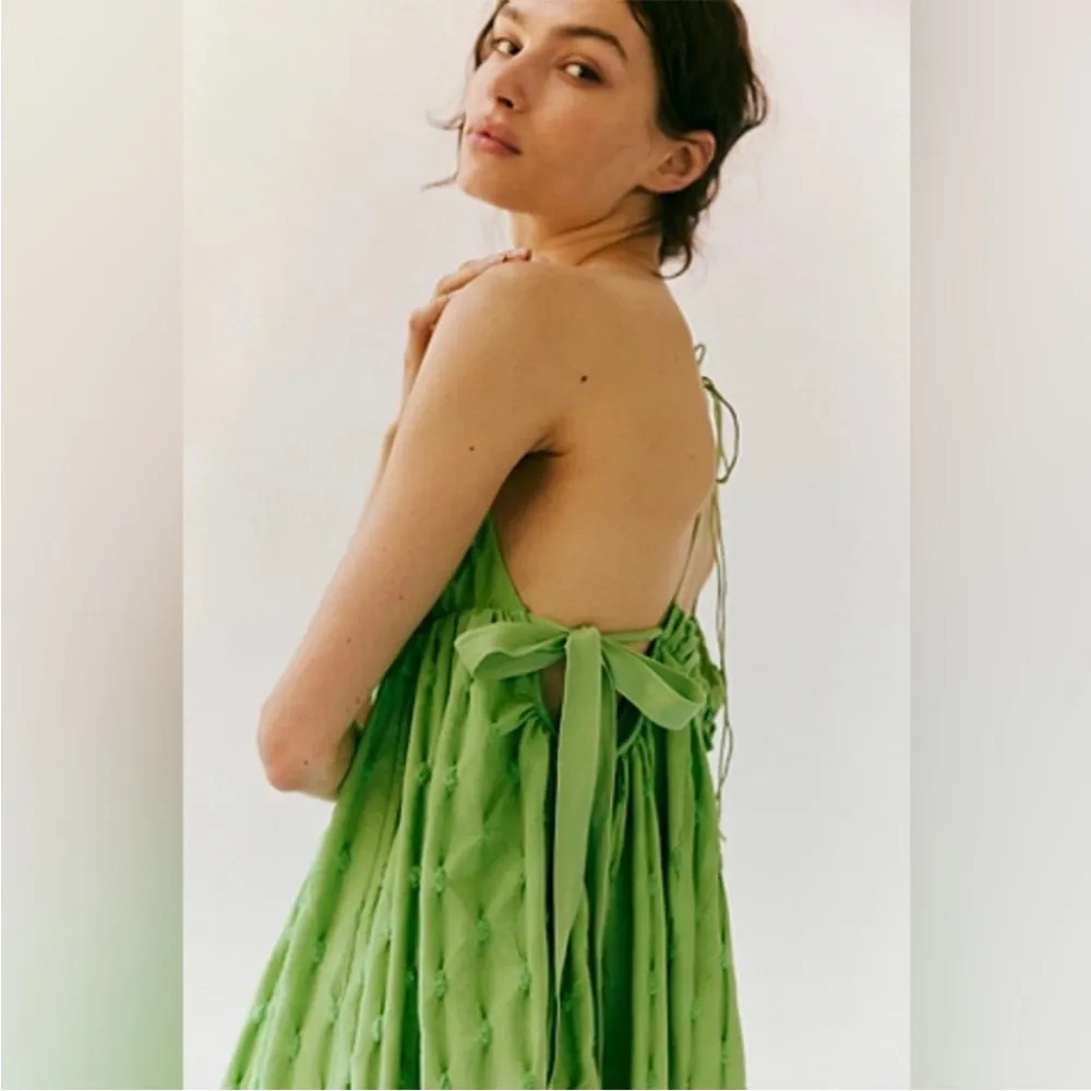 NWT Free People Primmy midi dress greengage Medium - Image 4